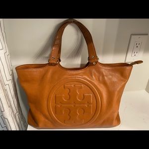 Tory Burch camel colored tote